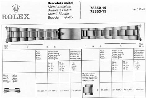 rolex 78350 19mm models|rolex bracelet size chart.